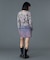 CURSIVE LOGO DENIM MINI SKIRT