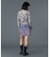 CURSIVE LOGO DENIM MINI SKIRT