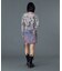 CURSIVE LOGO DENIM MINI SKIRT