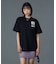 CURSIVE LOGO DENIM MINI SKIRT