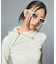 HAIRY HOODED HALF ZIP TOP