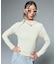 HAIRY HOODED HALF ZIP TOP