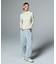 HAIRY HOODED HALF ZIP TOP