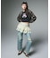 DISTRESSED FAUX LEATHER COMPACT BLOUSON