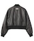 DISTRESSED FAUX LEATHER COMPACT BLOUSON