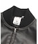 DISTRESSED FAUX LEATHER COMPACT BLOUSON