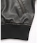 DISTRESSED FAUX LEATHER COMPACT BLOUSON