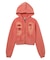 DISTRESSED ZIP UP SWEAT HOODIE