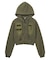 DISTRESSED ZIP UP SWEAT HOODIE