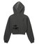 DISTRESSED ZIP UP SWEAT HOODIE