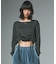 FADED DRAWSTRING L/S TOP