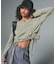 FADED DRAWSTRING L/S TOP