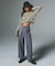 FADED DRAWSTRING L/S TOP