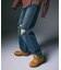 LOW RISE DISTRESSED DENIM PANTS
