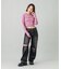 LOW RISE DISTRESSED DENIM PANTS