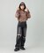 LOW RISE DISTRESSED DENIM PANTS