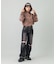 LOW RISE DISTRESSED DENIM PANTS