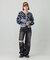 LOW RISE DISTRESSED DENIM PANTS