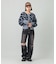 LOW RISE DISTRESSED DENIM PANTS
