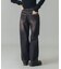 LOW RISE DISTRESSED DENIM PANTS