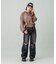 LOW RISE DISTRESSED DENIM PANTS