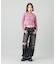 LOW RISE DISTRESSED DENIM PANTS