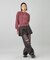LOW RISE DISTRESSED DENIM PANTS