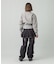 LOW RISE DISTRESSED DENIM PANTS