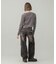 LOW RISE DISTRESSED DENIM PANTS