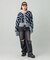 LOW RISE DISTRESSED DENIM PANTS