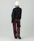 VELOUR TRACK PANTS