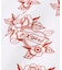 TATOO PATTERN MINI DRESS