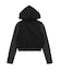 SWEAT AND KNIT ZIP UP HOODIE