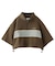 STRIPED CROPPED ANORAK TOP