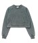 FADED CROPPED CREWNECK SWEAT TOP
