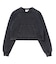 FADED CROPPED CREWNECK SWEAT TOP