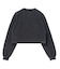 FADED CROPPED CREWNECK SWEAT TOP