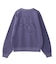 LOGO PATCH PIGMENT DYED CREWNECK SWEAT TOP