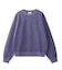 LOGO PATCH PIGMENT DYED CREWNECK SWEAT TOP
