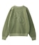 LOGO PATCH PIGMENT DYED CREWNECK SWEAT TOP