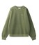 LOGO PATCH PIGMENT DYED CREWNECK SWEAT TOP