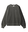 LOGO PATCH PIGMENT DYED CREWNECK SWEAT TOP