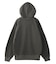 LOGO PATCH PIGMENT DYED ZIP UP SWEAT HOODIE