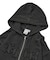 LOGO PATCH PIGMENT DYED ZIP UP SWEAT HOODIE