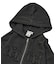 LOGO PATCH PIGMENT DYED ZIP UP SWEAT HOODIE