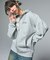 CIRCLE LOGO AND FACE ZIP UP SWEAT HOODIE