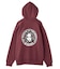 CIRCLE LOGO AND FACE ZIP UP SWEAT HOODIE