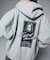 FACE BOX PATCH ZIP UP SWEAT HOODIE