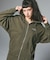 FACE BOX PATCH ZIP UP SWEAT HOODIE