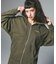 FACE BOX PATCH ZIP UP SWEAT HOODIE
